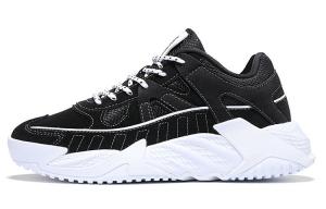 Кроссовки женские с низким верхом, черные/белые Peak