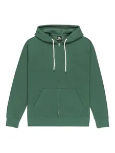 QUIKSILVER Толстовка с молнией 'Salt Water' в темно-зеленом цвете