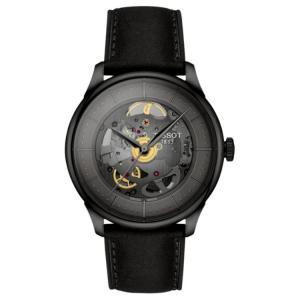 TISSOT Часы Men's Tourelles Collection Watch, Skeleton Dial