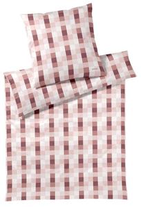 JOOP Mako Сатиновое постельное белье сетка румяного цвета 155х220 см + 40х80 см