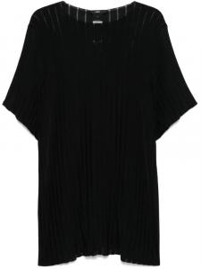 SAPIO футболка в рубчик, черный