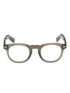 Очки в круглой оправе Tom Ford, зеленый