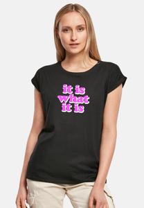 Футболка с принтом CLASSIC ROLL UP D-ITWASA Be Famous, черный