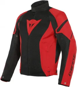Тексовая куртка Dainese Air Crono 2, Schwarz/Lava Rot/Lava Rot