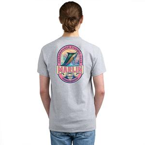 Мужская футболка с короткими рукавами и рисунком Columbia PFG, цвет Gray Marlin