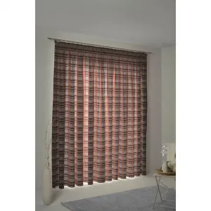 Штора Laufenberg с присборенной лентой, 1 шт. Wirth, терракотовый