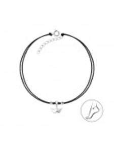 Alexander York Браслет на лодыжку ORIGAMI BOOT из серебра 925 пробы