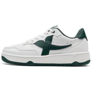 Кроссовки XTEP Skateboarding Shoes Women's Low-top Sail White/forest Green, белый/зеленый