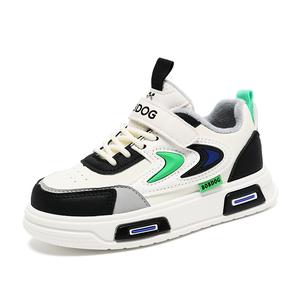 Детские беговые кроссовки Kids' BOBDOG, YCS612-Low-Top черный белый[Fleece-Lined Thermal]