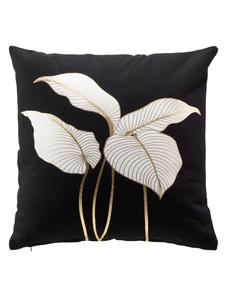 Douceur d’Intérieur Хлопковая подушка черного цвета