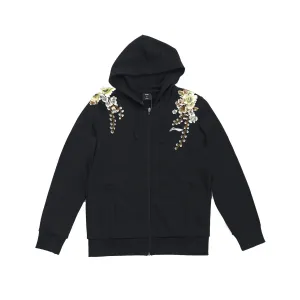 Мужская толстовка Li Ning с капюшоном, черная, средней толщины