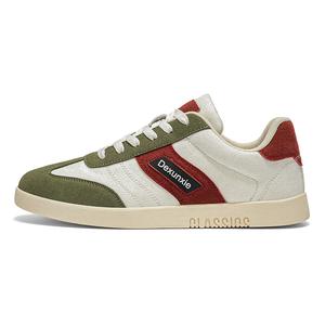 BEAR UNION Износостойкие низкие повседневные кроссовки унисекс бело-красные, цвет White Red