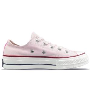 1970-е годы Кеды унисекс с низким верхом розового цвета Converse