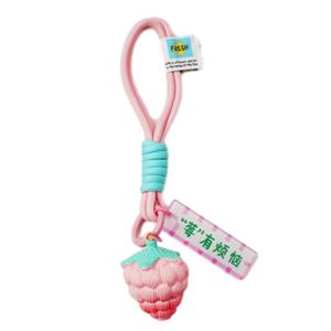 Креативный, Good Fortune Floral, Berry Worries брелок-кукла плюшевый подвесной высотой 5см 77 SEVEN DREAM, Berry Worry Pendant [Pink]