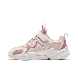 Износостойкие низкие детские повседневные кроссовки Pink White Kids' ERKE KIDS, розовый