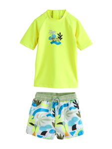 Next Спортивный купальник в неоново-желтом цвете, смешанные оттенки