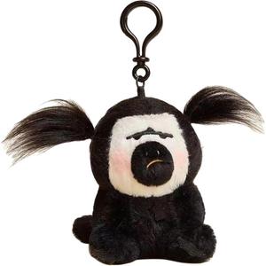 HOUDASHI Белая мордочка обезьяны кукла плюшевый кулон 10см высота