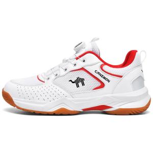 Кроссовки для бадминтона унисекс низкие бело-серо-сине-красные Pilot the camel