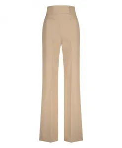 Корейские брюки с высокой талией Nicowa, бежевый