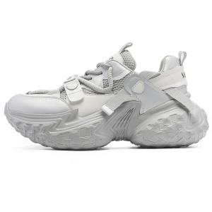 SAFIYA Амортизирующие массивные кроссовки унисекс с низким верхом серебристые, цвет Silver