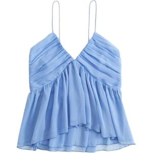 Abercrombie＆Fitch Топ женский blue