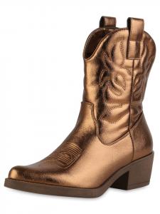 Ботильоны VAN HILL Cowboy Boots Chloe, цвет Bronze