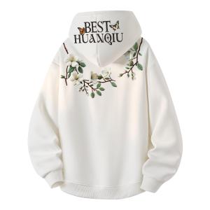 Толстовка Unisex Hooded Moderate Regular HUANQIU, белый (heavyweight thickened and fleece-lined)