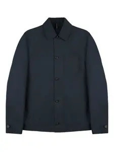 Рубашка с нагрудными карманами Slowear, синий