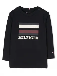 Толстовка с логотипом Tommy Hilfiger Junior, синий