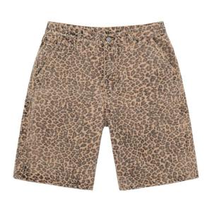 Шорты Stussy Denim Work Short, Leopard