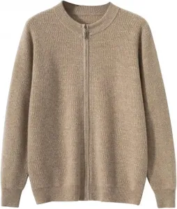 Толстый кардиган из кашемира для мужчин SIDUFHAOPKLL