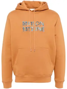 Худи Wooland Alphabet Comfort Maison Kitsuné, оранжевый