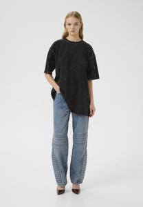 Футболка Gestuz NEIA OZ, Black Brown Washed/Black