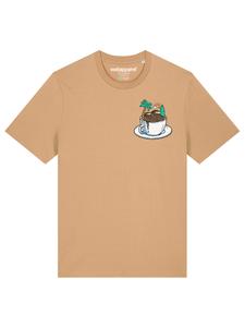 Рубашка Watapparel Coffee Waves, бежевый