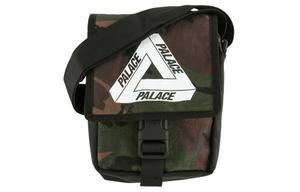 Холщовая сумка через плечо с нейлоновыми деталями унисекс камуфляж PALACE
