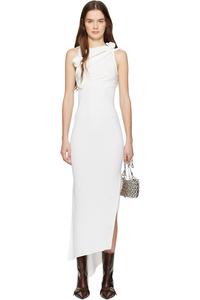 Coperni Платье макси с цветочным принтом