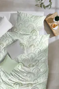 Постельное белье Primera Renforce 155x220 Rainbow Shells Green Grey 123098-55 PRIMERA