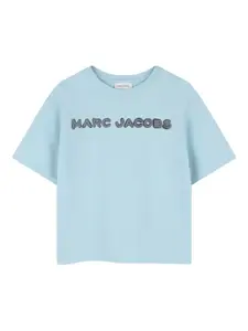 Футболка с логотипом Marc Jacobs Kids, синий