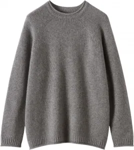 Мужской свитер в стиле стритвир с длинным рукавом и свободным кроем