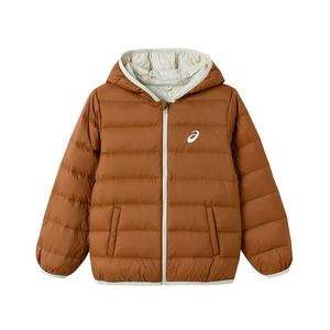Пуховик спортивный для подростков ASICS, коричневый