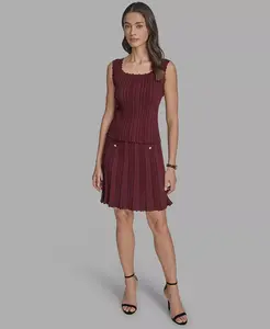 Женская майка из текстурированного трикотажа BCBG, красный