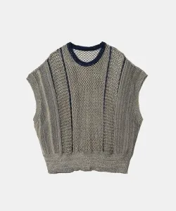 Gentil/gentil - вязаный жилет из сетчатой ткани, подобранный по цвету (женский) Gsc Womens Select, цвет Beige