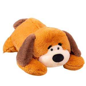 Забавная собака Bean, длинношерстная успокаивающая спутница Rag Doll, плюшевая кукла, высота 50/70см Click, оранжевый
