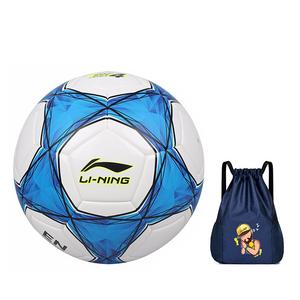 LINING Размер 4 футбольный мяч TPU бесшовный термосклеивание Unisex синий белый