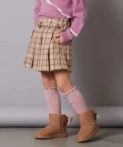 Брюки с плиссированной юбкой и поясом Avv, цвет Beige