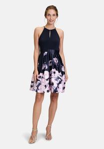 Коктейльное/праздничное платье MIT BLUMENPRINT Vera Mont, темно-синий
