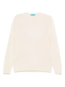 Шерстяной свитер с круглым вырезом Drumohr, нейтральный