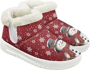 Cugasmaru Зимние сапоги-ботинки для женщин и мужчин, теплые обувь на плоской подошве, противоскользящие, для улицы, удобные, с белой подошвой