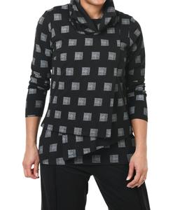 Бристол топ в черно-сером мини чехле Tulip Clothing