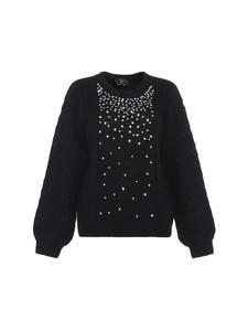 Женский свитер черного цвета faina